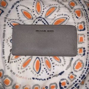 Grey Michael Kors wallet
